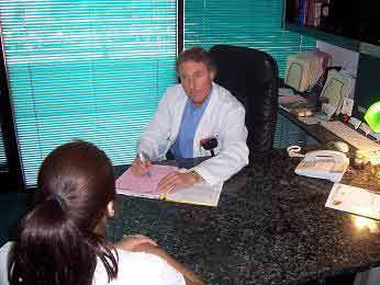 Dr. Rekar in a Consultation